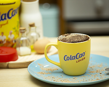 Mugcake de ColaCao 